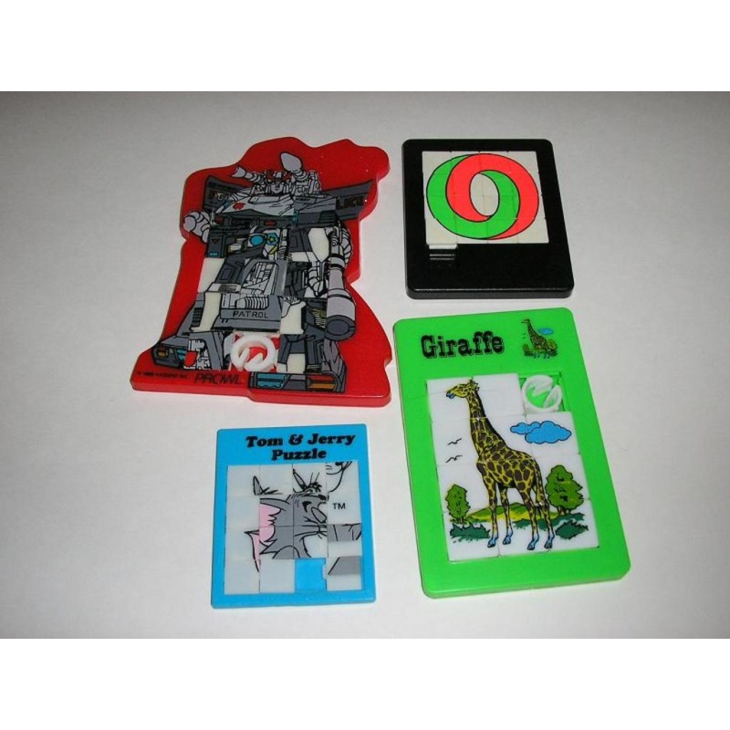 Misc sliders; Tom & Jerry, Op Art, Giraffe, Transformers