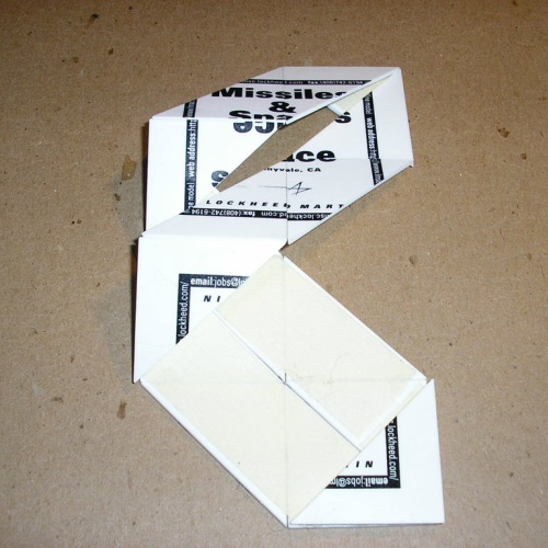 Lockheed Missiles and Space folding puzzle