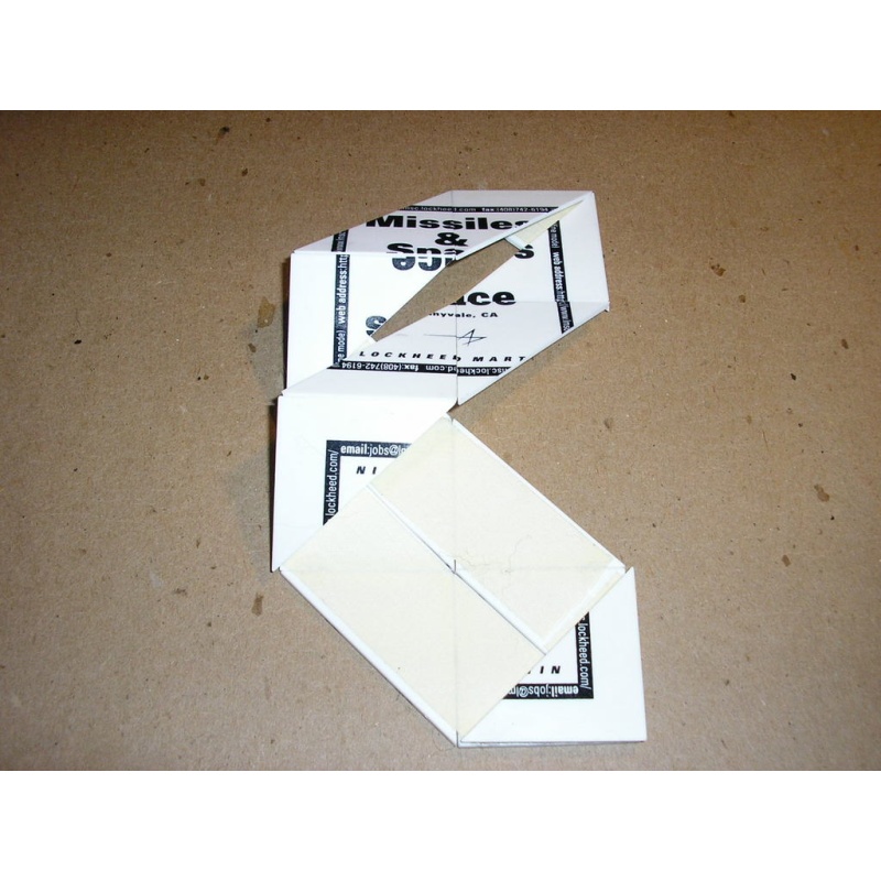 Lockheed Missiles and Space folding puzzle