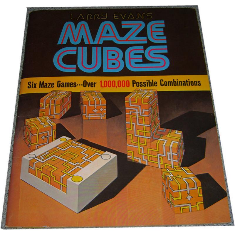 MAZE CUBES by Larry Evans   Hard to Find
