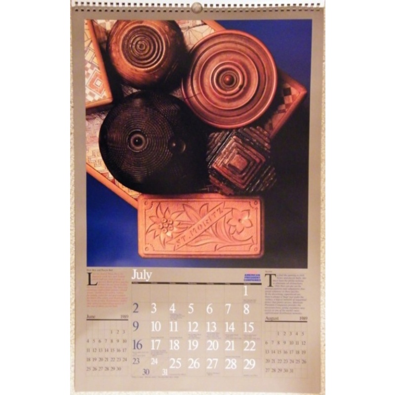 Slocum 1989 American President Companies calendar