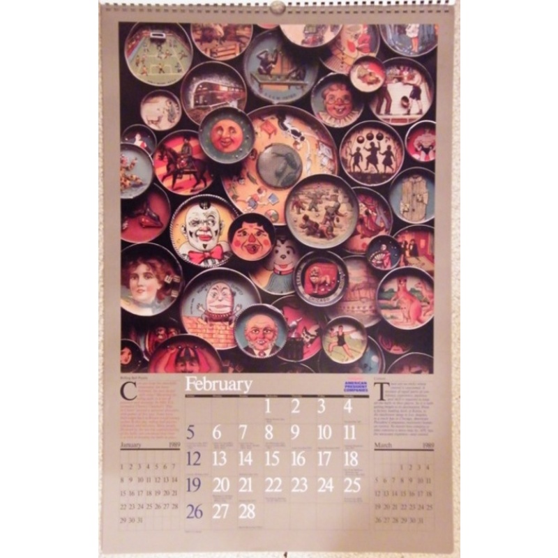 Slocum 1989 American President Companies calendar