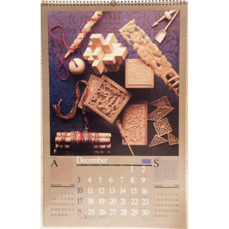 Slocum 1989 American President Companies calendar