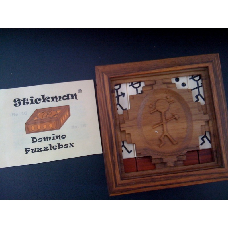 Stickman Domino Puzzle box (Stickman Number 16)