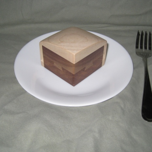 Marbelled Walnut Sheet Cake