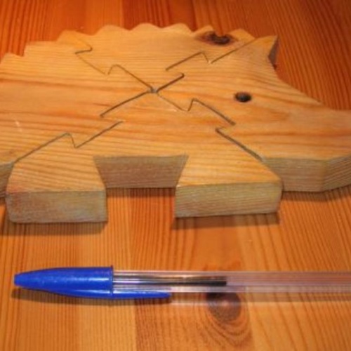 4 Piece hedgehog jigsaw