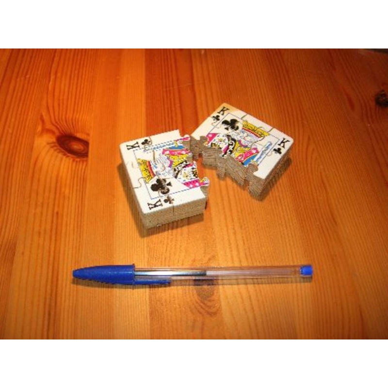 Card jigsaw - 2 layer