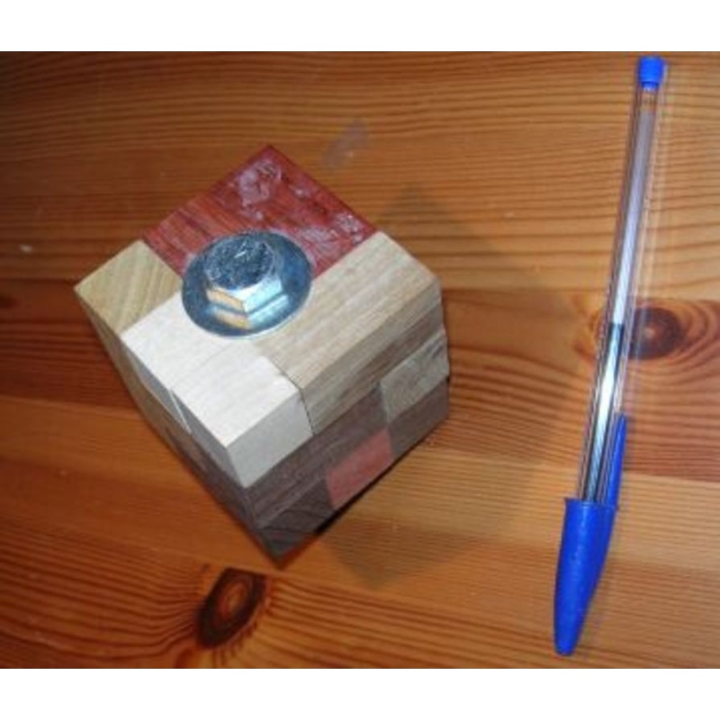 Cube with hole