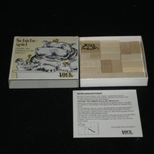 Schieb das Nilpferd aus der Badewanne