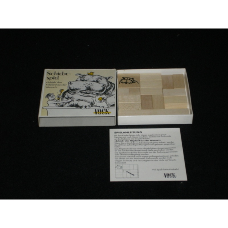 Schieb das Nilpferd aus der Badewanne