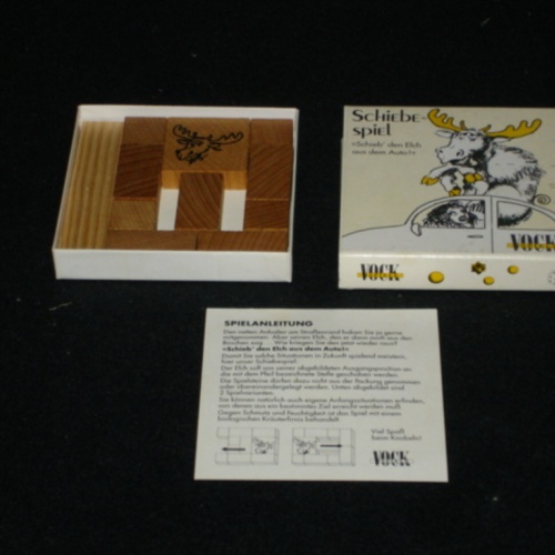 Schieb den Elch aus dem Auto