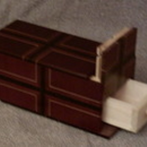 Stickman No 8 Puzzlebox (purpleheart)