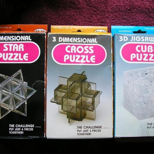 Cross puzzle, Cube Puzzle, Star Puzzle