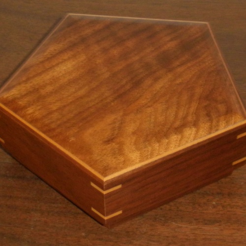 Kamei Pentagon Japanese Puzzle Box (repro)
