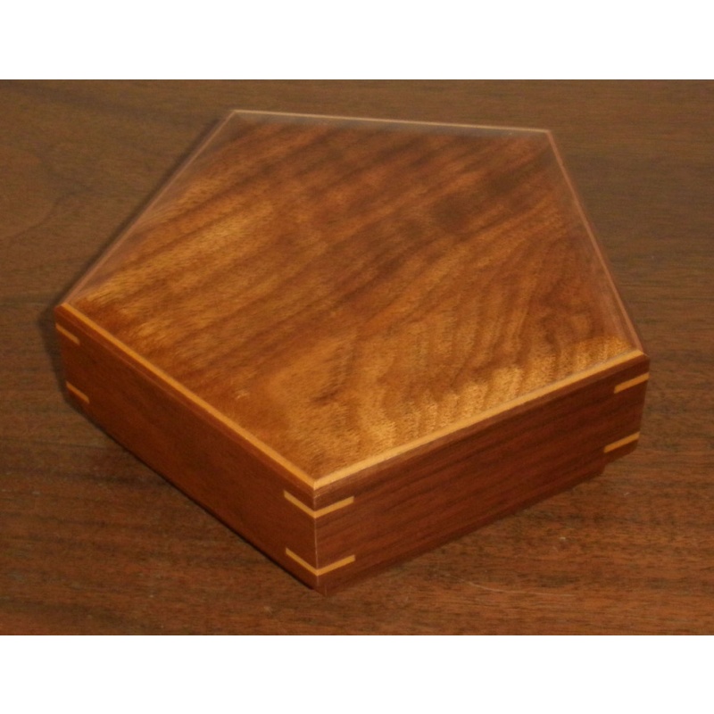 Kamei Pentagon Japanese Puzzle Box (repro)