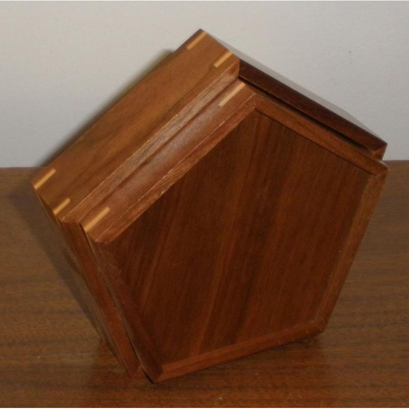 Kamei Pentagon Japanese Puzzle Box (repro)