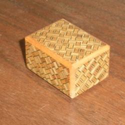 OKIYAMA mame vintage 4 step puzzle box RARE DRAWER