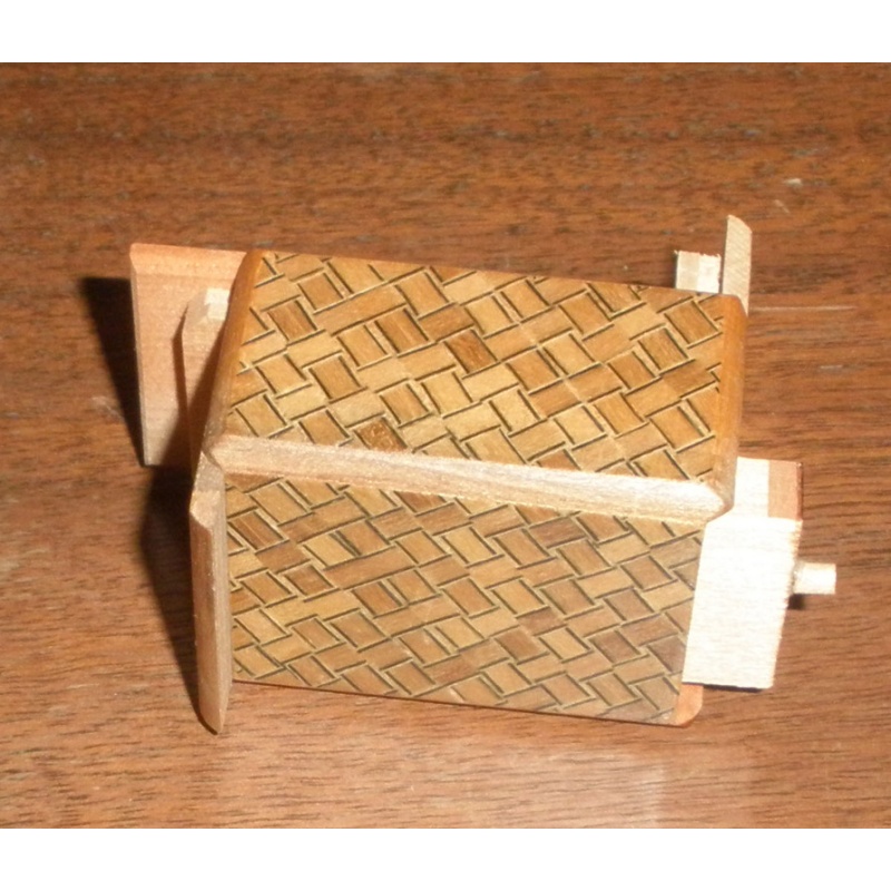 OKIYAMA mame vintage 4 step puzzle box RARE DRAWER
