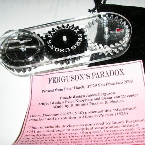 Ferguson's Paradox - IPP29 exchange puzzle