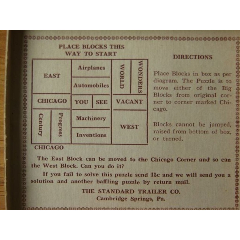 Century of Progress Puzzle