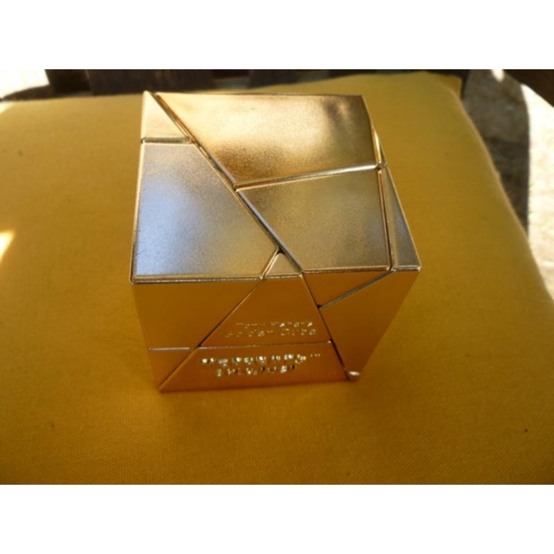 Tony Fisher&#039;s Golden Cube (bronze version)