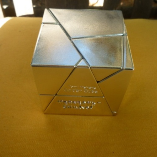 Tony Fisher's Golden Cube (silver version)