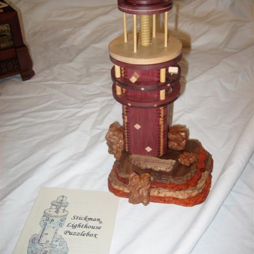 Stickman Lighthouse Puzzle Box