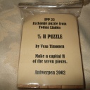 Vesa Timonen's Half H Puzzle