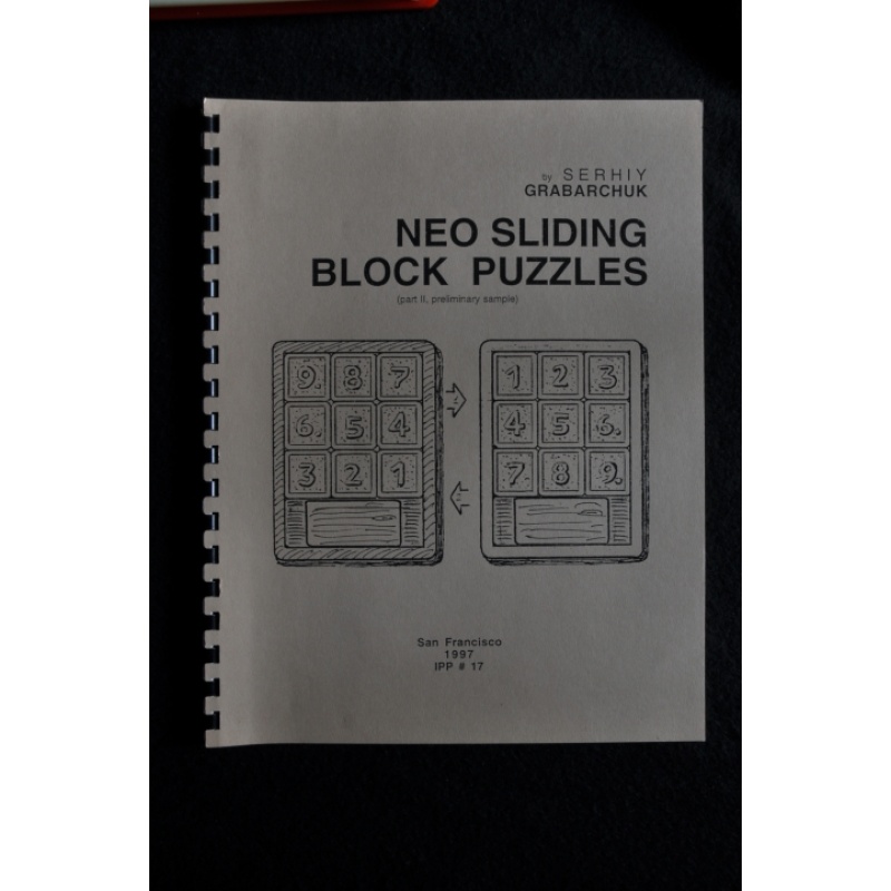 Neo Sliding Block Puzzles Part II  Preliminary Sample