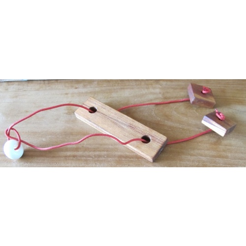 White bead disentanglement puzzle - unknown