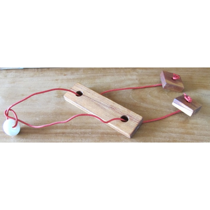 White bead disentanglement puzzle - unknown