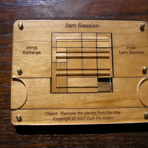 Jam Session, design Goh Pit Khiam, exchange puzzle IPP29