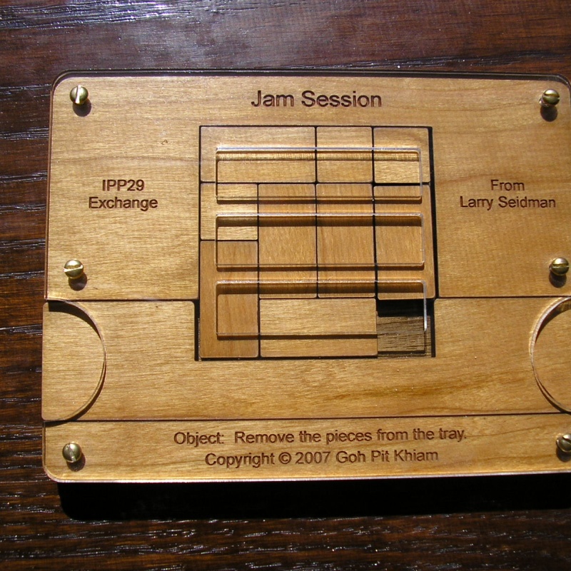 Jam Session, design Goh Pit Khiam, exchange puzzle IPP29