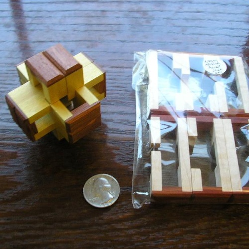 Ribbons Puzzle, design Tom Jolly, crafted by Eric Fuller