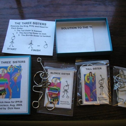 The Three Sisters, metal disentanglement, Dick Hess