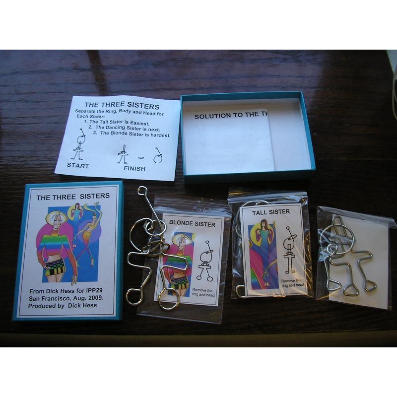 The Three Sisters, metal disentanglement, Dick Hess