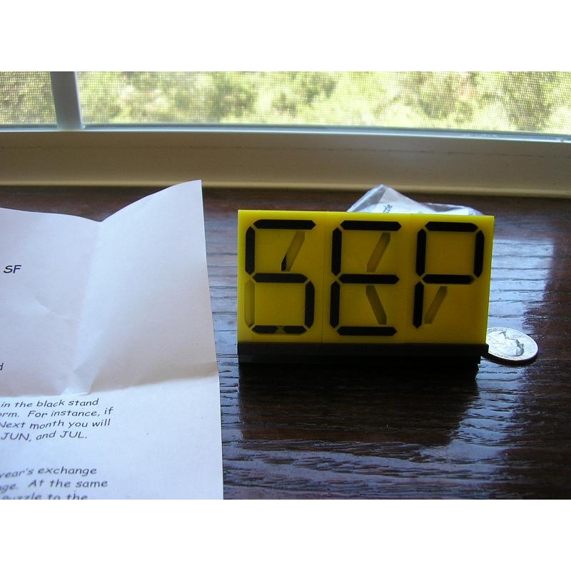 Monthly Puzzle designed by Wei-Hwa Huang