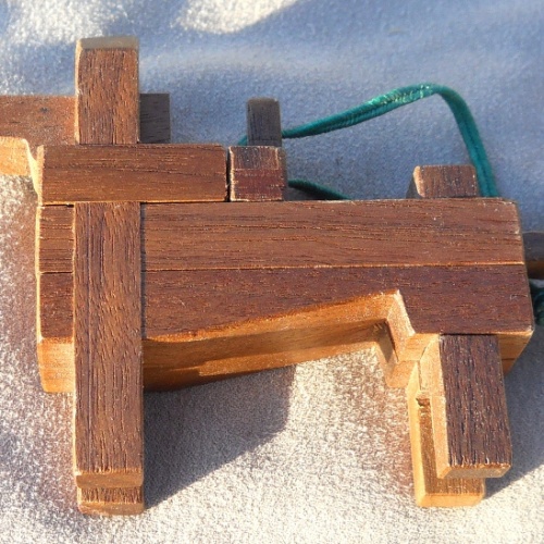 Little Kumiki Style Dog Puzzle