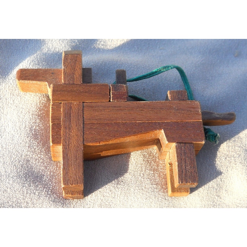 Little Kumiki Style Dog Puzzle