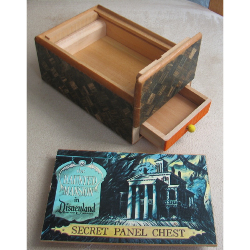 Haunted Mansion in Disneyland Secret Panel Chest