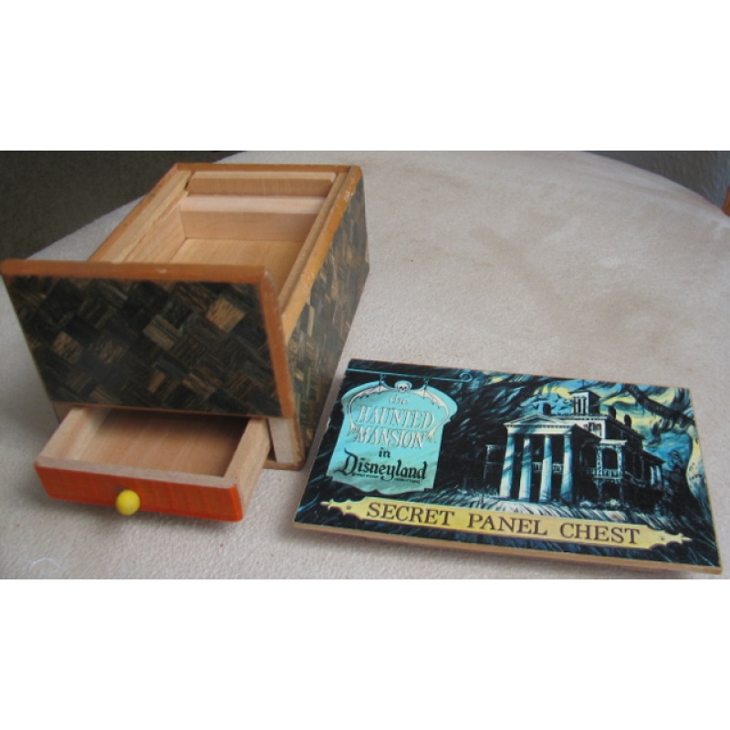 Haunted Mansion in Disneyland Secret Panel Chest
