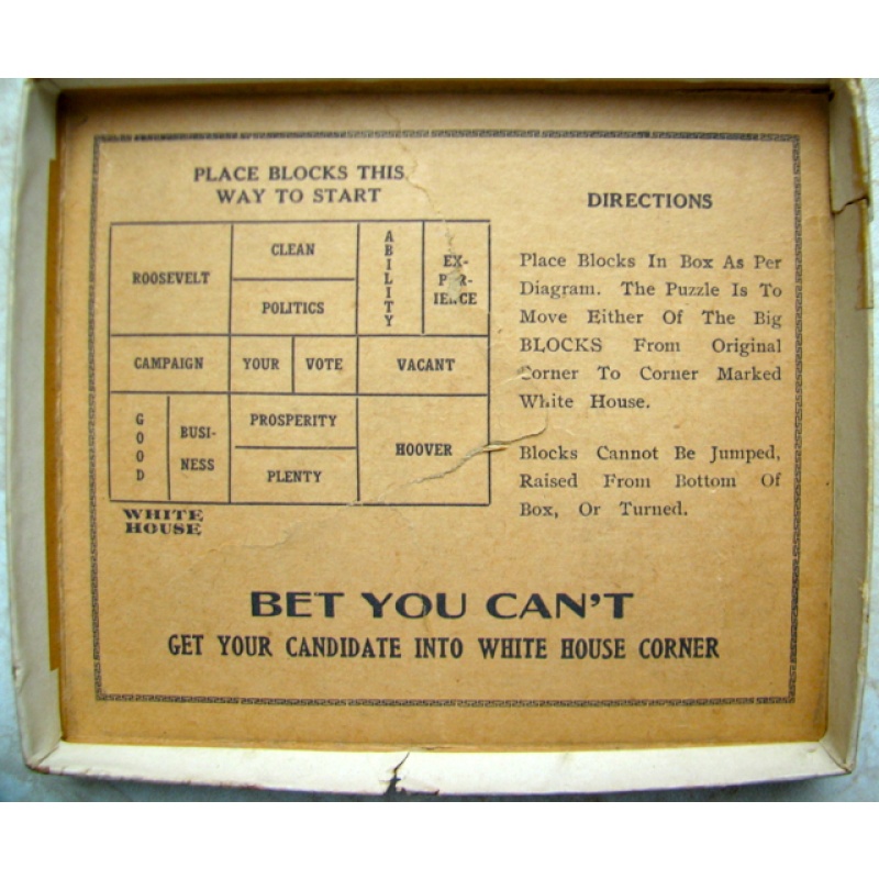 The Presidential Puzzle -- Roosevelt & Hoover
