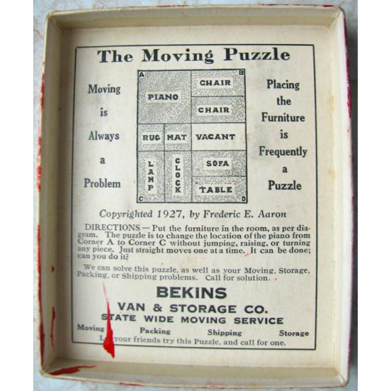 The Moving Puzzle, Bekins Van &amp; Storage