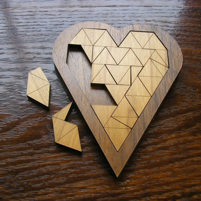 Heart Puzzle, William Waite, 1998.