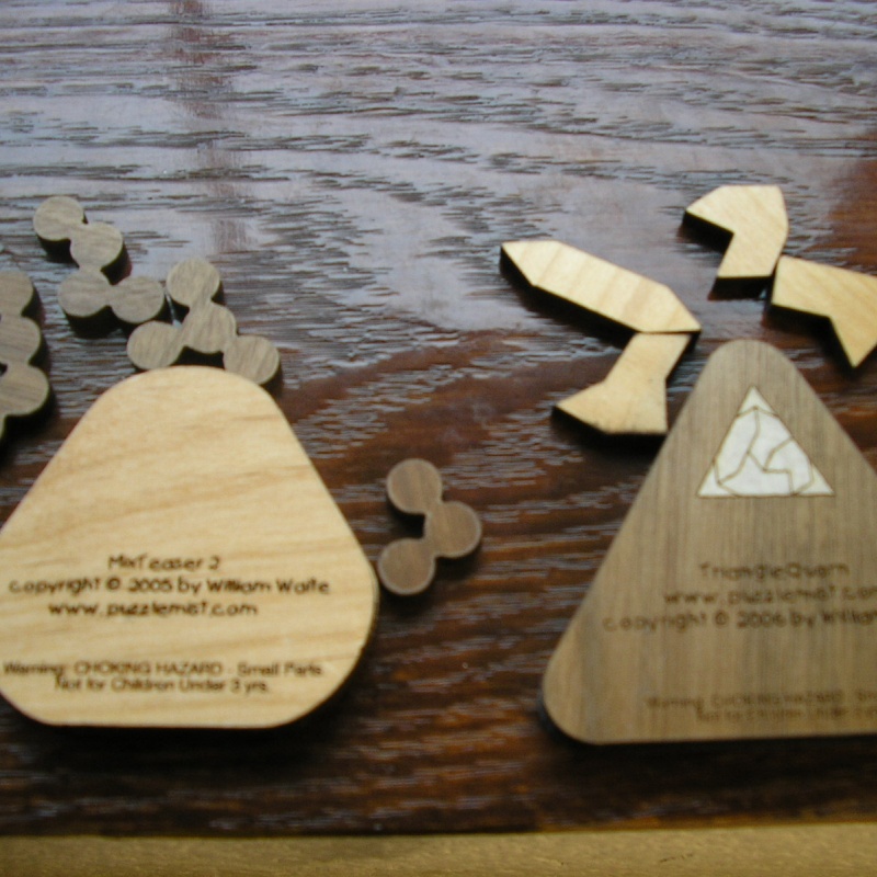 TriangleQuorn (2006) and MixTeaser2 (2005) by William Waite