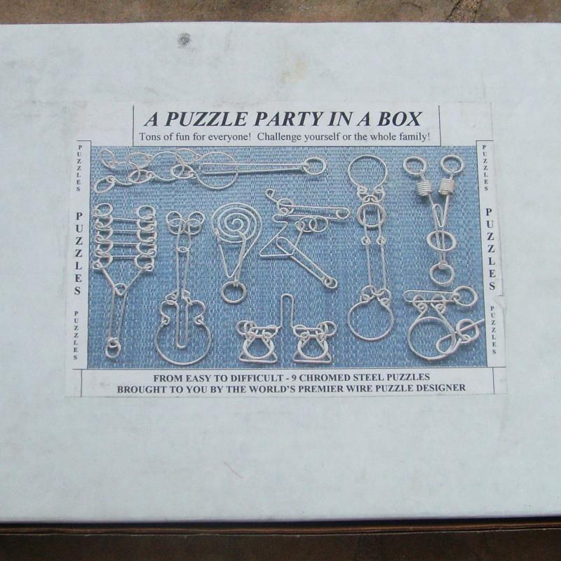 Puzzle Party In A Box (10 puzzles!!!)