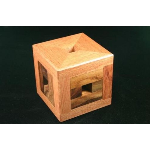 Four Piece Burr Cube