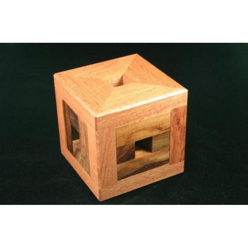 Four Piece Burr Cube
