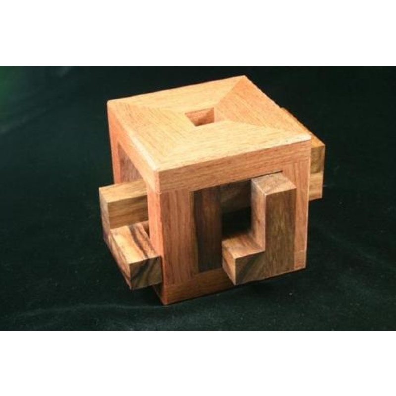 Four Piece Burr Cube