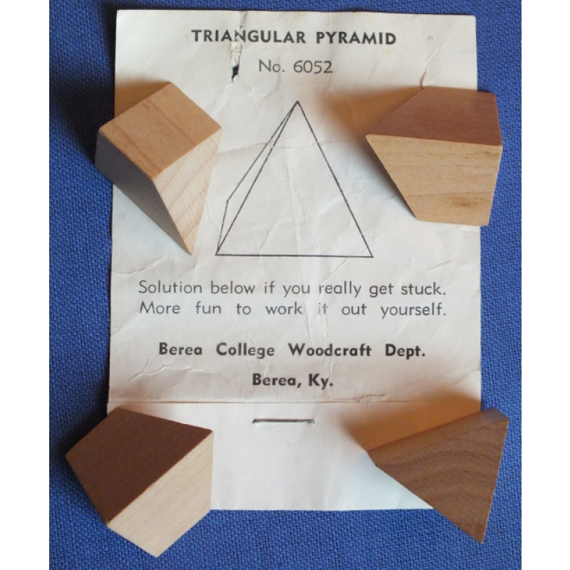Triangular Pyramid puzzle